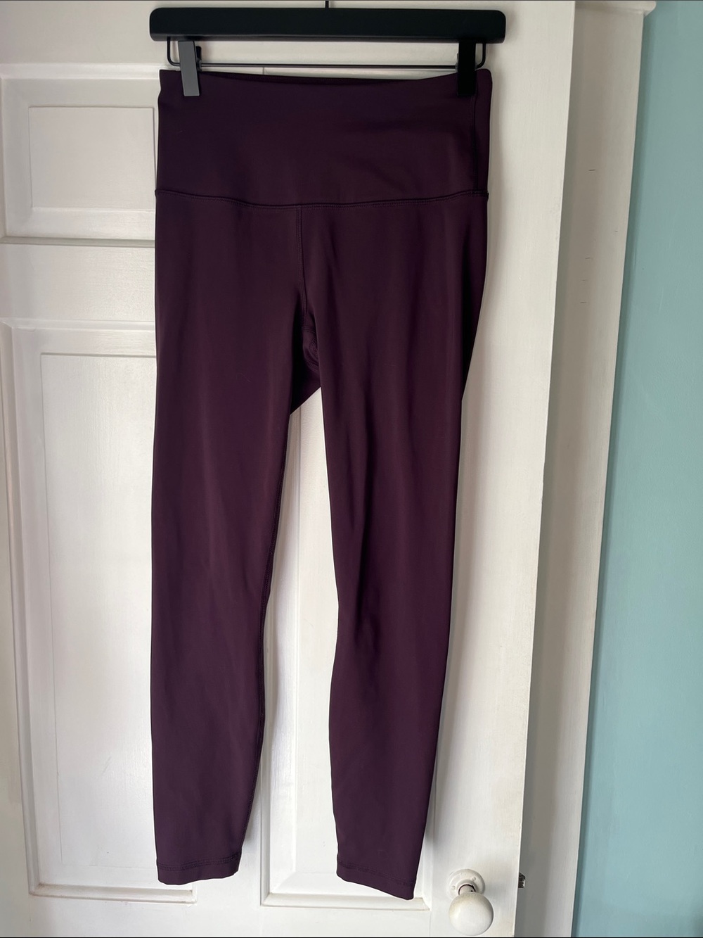 90 Degree by Reflex High-Waist Performance Leggings - Deep Plum S